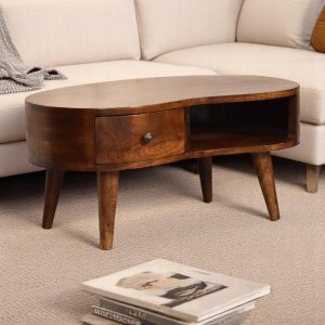Brown Storage Cabinet - Nora Lane Home furniture - Solid wood - 19.69 x 31.5 x 9.84 in