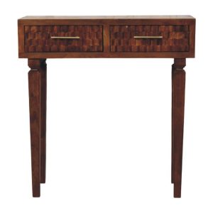 Brown Console Table - Nora Lane Home furniture - Solid wood - 35 x 18 x 14 in