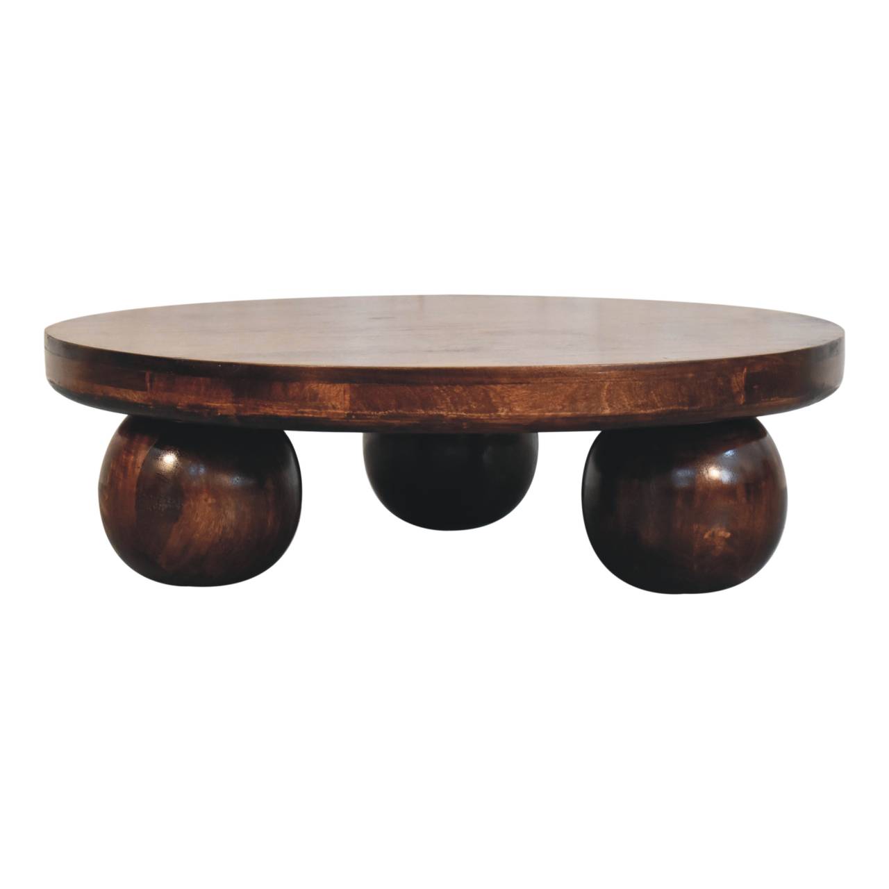 Walnut Tables - Nora Lane Home furniture - Solid wood, Walnut finish - 35.43 x 35.43 x 12.99 in