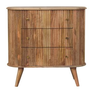 Brown Storage Cabinet - Nora Lane Home furniture - Solid wood, Metal accent - 35.43 x 17.72 x 27.56 in