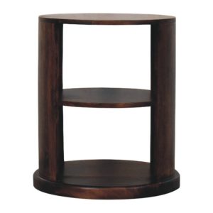 Brown Tables - Nora Lane Home furniture - Solid wood, Walnut finish - 21.65 x 21.65 x 25.98 in