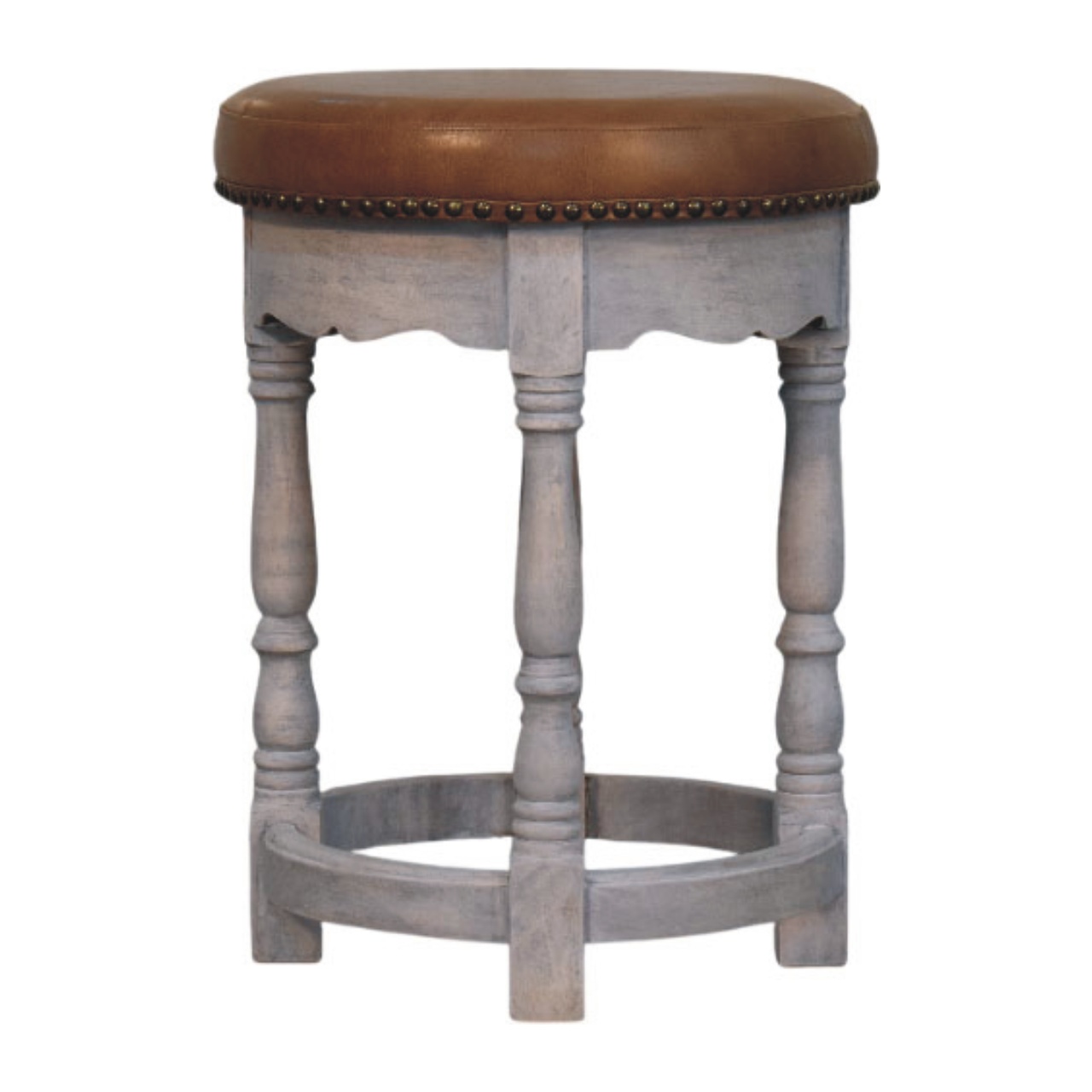 Gray Solid Wood Storage Bench - Nora Lane Home furniture - Solid wood - 19.69 x 19.69 x 25.59 in