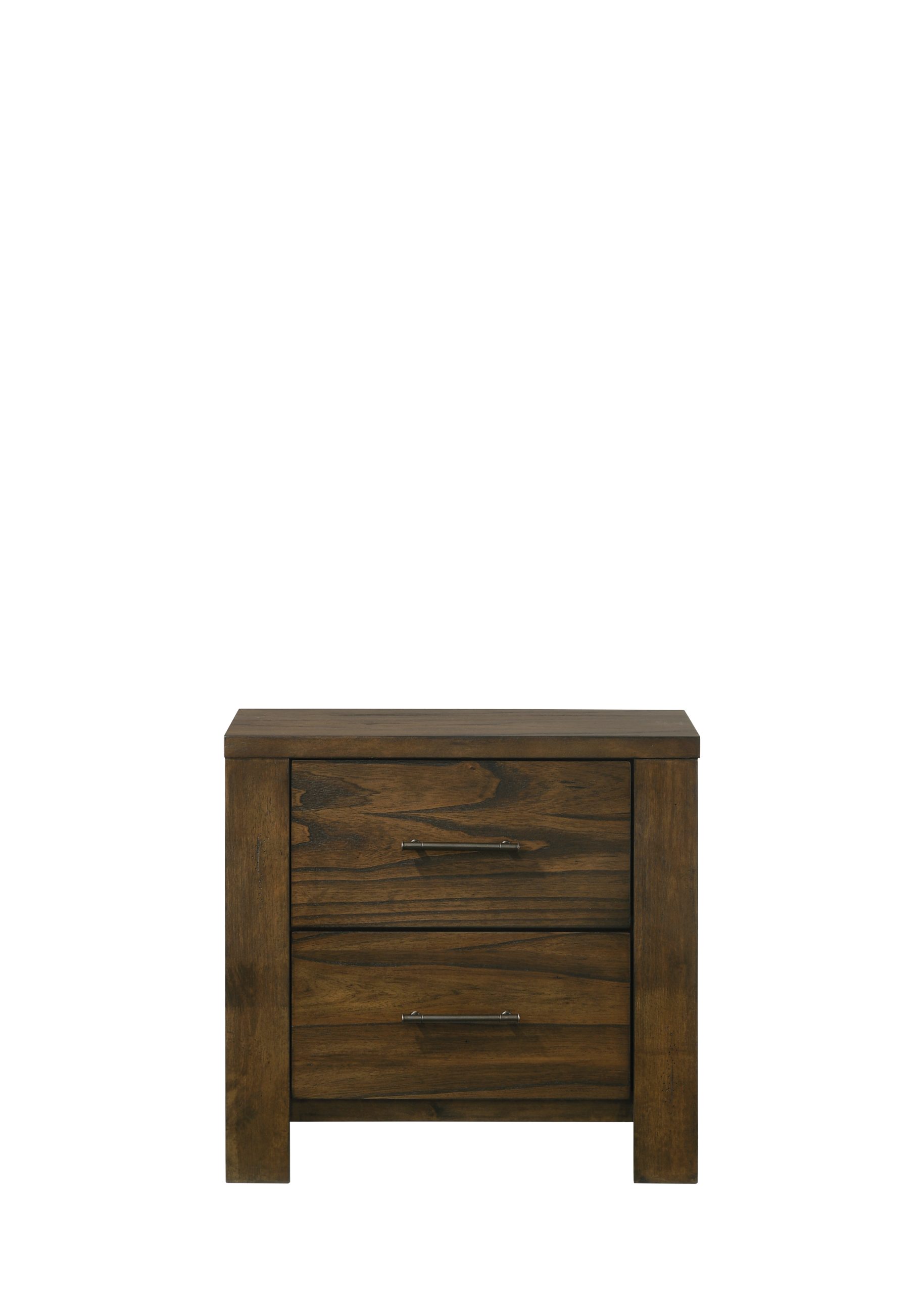 Natural Wood Synthetic Wood Storage Nightstand - Nora Lane Home furniture - 29 x 18 x 28 in