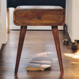 Brown Storage Cabinet - Nora Lane Home furniture - Solid wood - 21.65 x 17.72 x 13.78 in