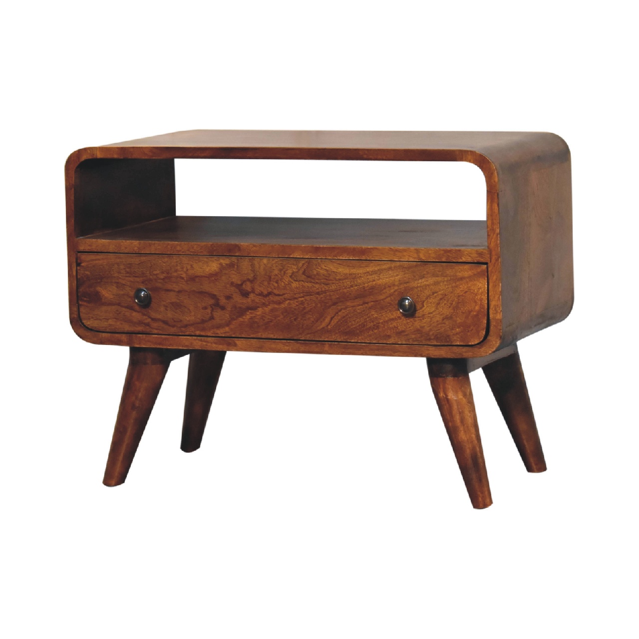 Brown Storage Cabinet - Nora Lane Home furniture - Solid wood - 27.56 x 15.75 x 13.78 in