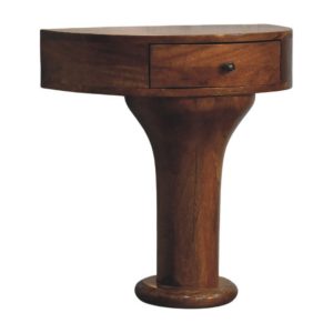 Brown Wood Storage Nightstand - Nora Lane Home furniture - 21 x 12 x 22 in
