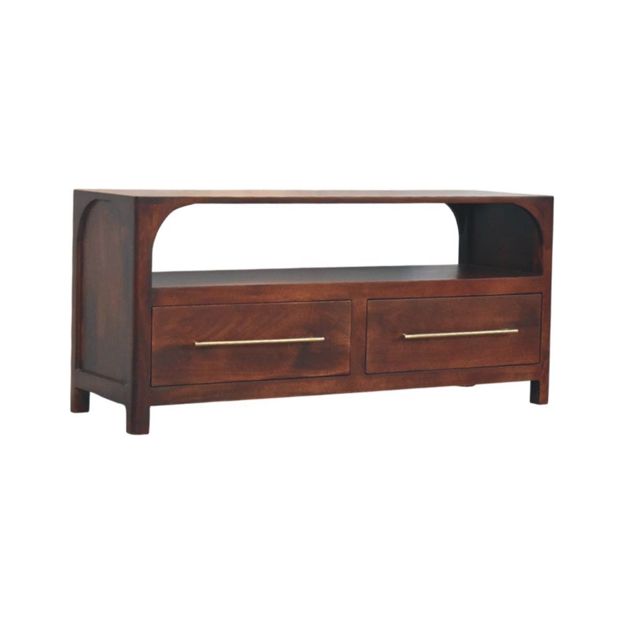 Brown Storage TV & Entertainment Furniture - Nora Lane Home furniture - Solid wood - 17.72 x 47.24 x 23.62 in