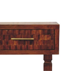 Brown Console Table - Nora Lane Home furniture - Solid wood - 35 x 18 x 14 in