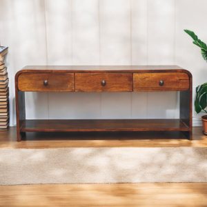 Brown Storage TV & Entertainment Furniture - Nora Lane Home furniture - Solid wood - 47.24 x 17.72 x 21.65 in