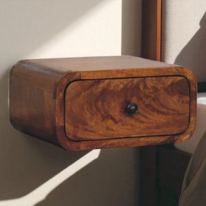 Brown Storage Cabinet - Nora Lane Home furniture - Solid wood - 15.75 x 13.78 x 9.84 in