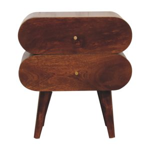 Brown Storage Cabinet - Nora Lane Home furniture - Solid wood, Metal accent - 21.65 x 17.72 x 15.75 in