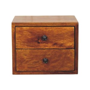 Brown Storage Cabinet - Nora Lane Home furniture - Solid wood, Metal accent - 15.75 x 13.78 x 13.39 in