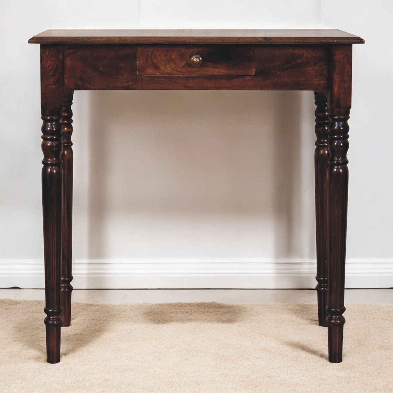 Walnut Storage Adjustable Desk - Nora Lane Home furniture - Solid wood, Walnut finish - 20.08 x 33.86 x 7.87 in