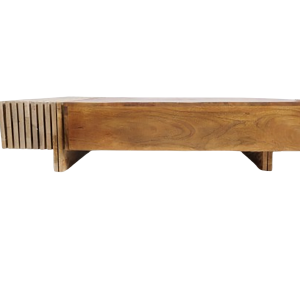 Natural Wood Coffee Table - Nora Lane Home furniture - Solid wood - 53 x 43 x 15 in