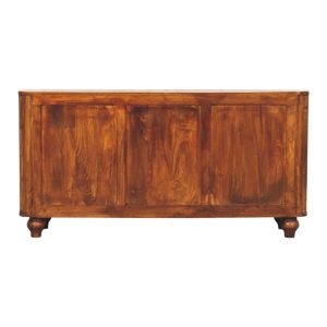 Brown Storage Sideboard - Nora Lane Home furniture - Solid wood - 61 x 18 x 29 in