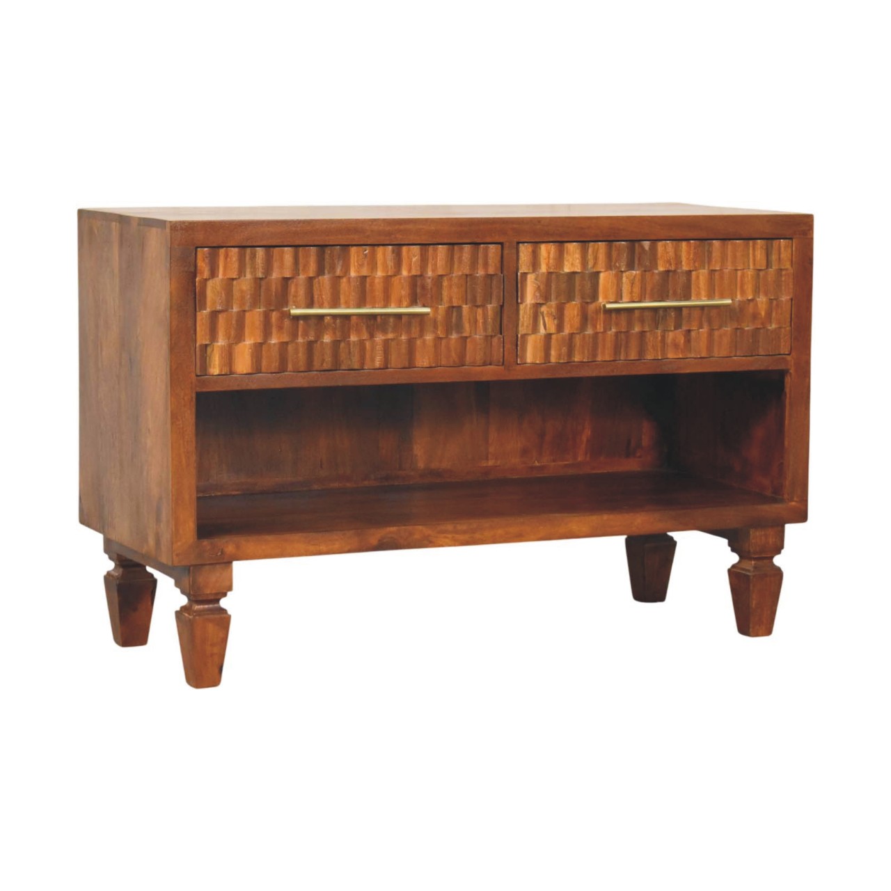 Brown Storage Bench - Nora Lane Home furniture - Solid wood - 38.19 x 17.72 x 19.69 in