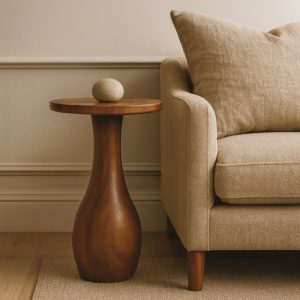 Brown Tables - Nora Lane Home furniture - Solid wood - 17.72 x 17.72 x 24.41 in