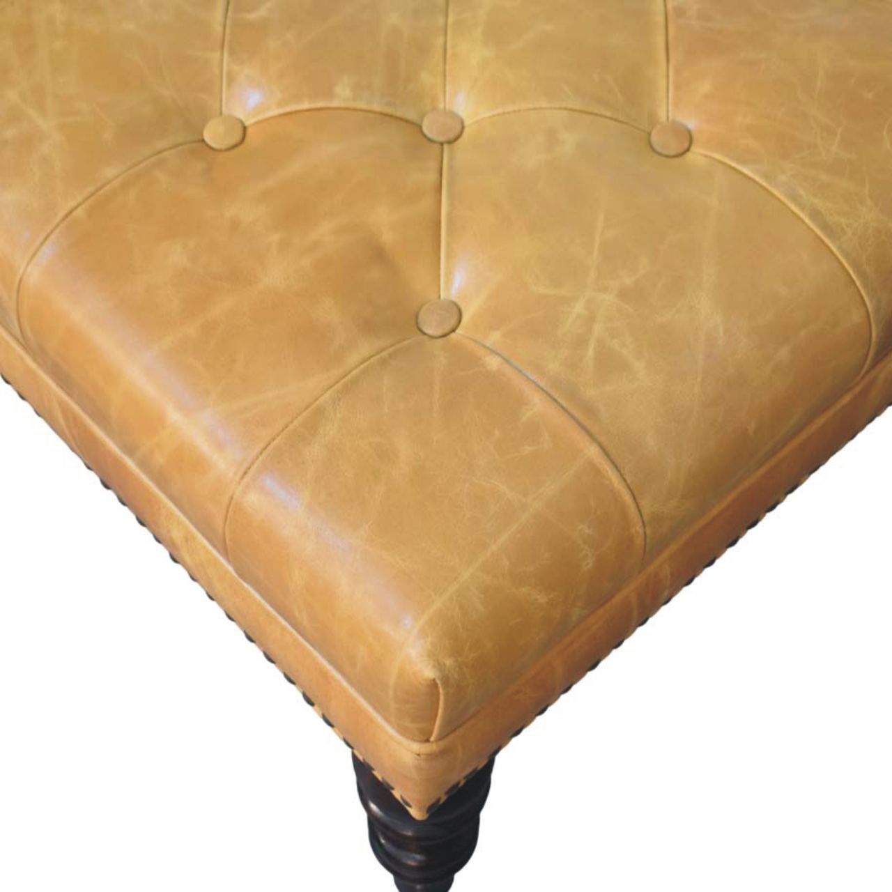 Brown Storage Bench - Nora Lane Home furniture - Solid wood - 33 x 33 x 10 in