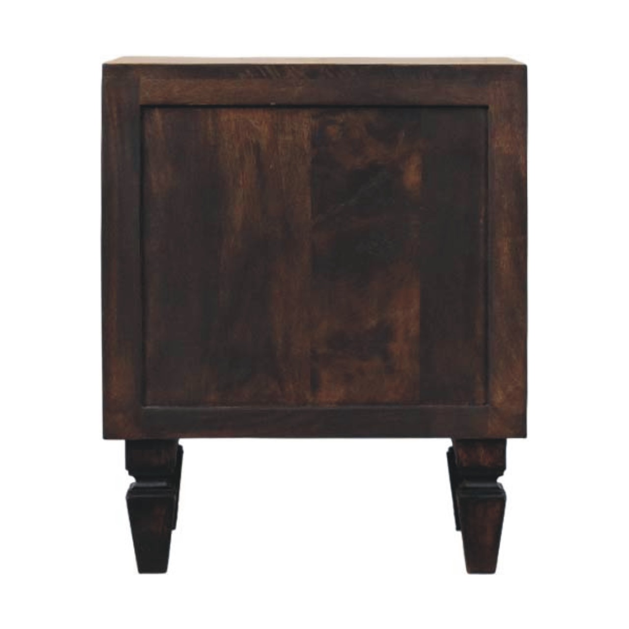 Brown Storage Nightstand - Nora Lane Home furniture - Solid wood - 17.7 x 21.7 x 19.7 in