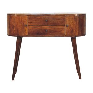 Brown Storage Cabinet - Nora Lane Home furniture - Solid wood - 43.3 x 13.7 x 35.8 in
