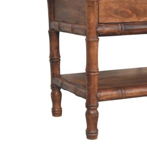 Brown Storage Bench - Nora Lane Home furniture - Solid wood - 17.7 x 39.4 x 25.6 in