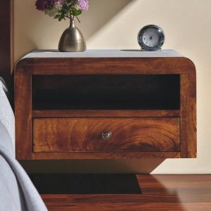 Brown Storage Cabinet - Nora Lane Home furniture - Solid wood - 21.65 x 15.75 x 13.78 in