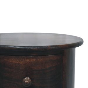 Walnut Wood Storage Cabinet - Nora Lane Home furniture - Walnut finish - 16 x 16 x 23 in