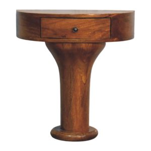 Brown Wood Storage Nightstand - Nora Lane Home furniture - 21 x 12 x 22 in