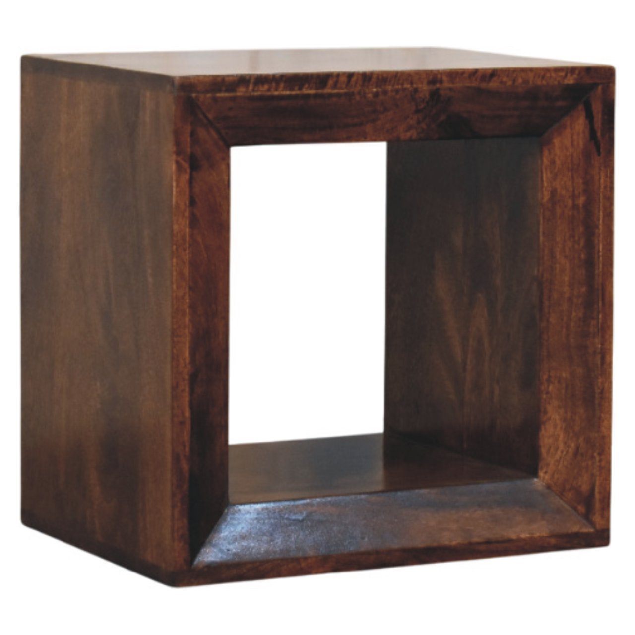 Walnut Storage Tables - Nora Lane Home furniture - Solid wood, Walnut finish - 21.65 x 17.72 x 21.65 in