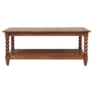 Brown Storage Coffee Table - Nora Lane Home furniture - Solid wood - 47 x 28 x 22 in