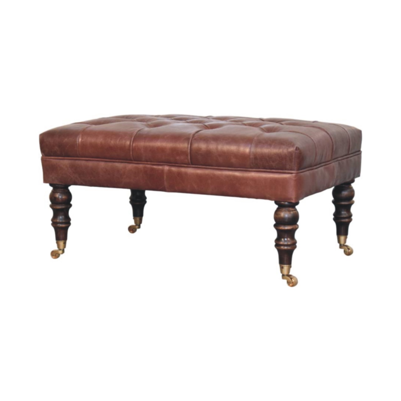 Brown Storage Bench - Nora Lane Home furniture - Solid wood, Metal accent - 39.37 x 27.56 x 19.69 in