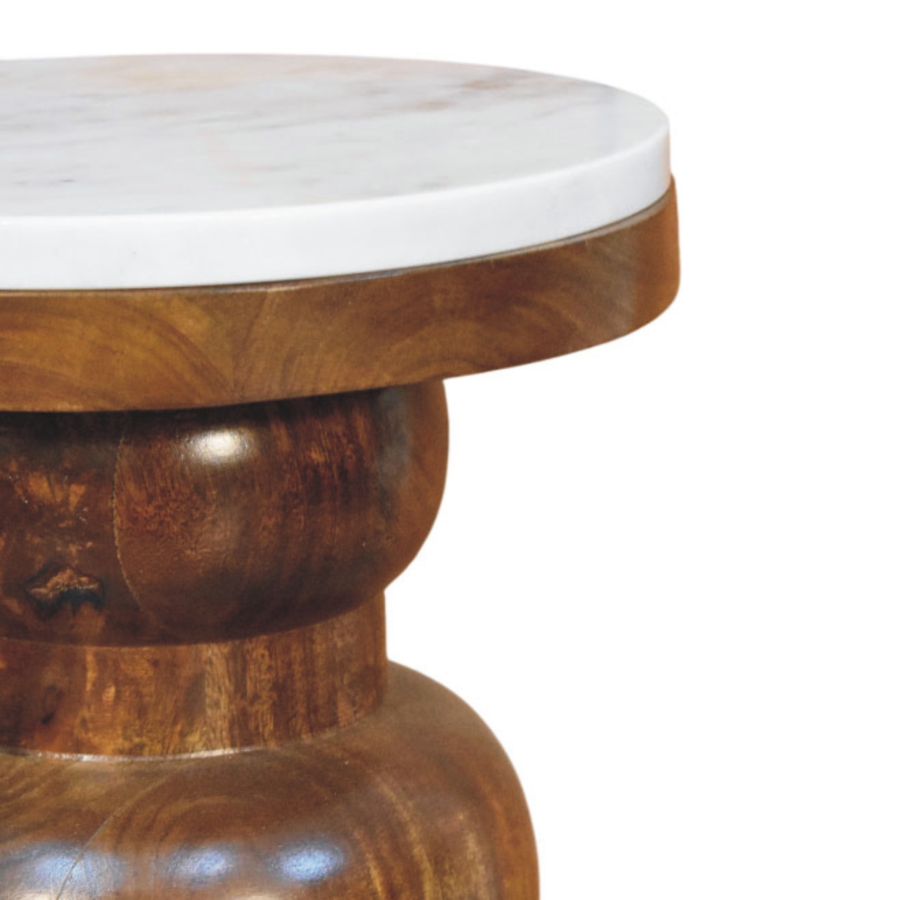 Brown Tables - Nora Lane Home furniture - Solid wood - 14.57 x 14.57 x 21.65 in