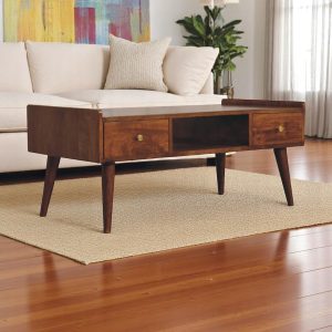 Brown Storage Cabinet - Nora Lane Home furniture - Solid wood - 23.62 x 43.31 x 12.6 in
