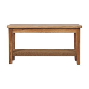Brown Storage Coffee Table - Nora Lane Home furniture - Solid wood - 39.37 x 17.72 x 21.65 in