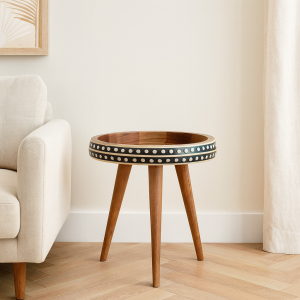 Brown Tables - Nora Lane Home furniture - Solid wood - 18.11 x 18.11 x 5.91 in