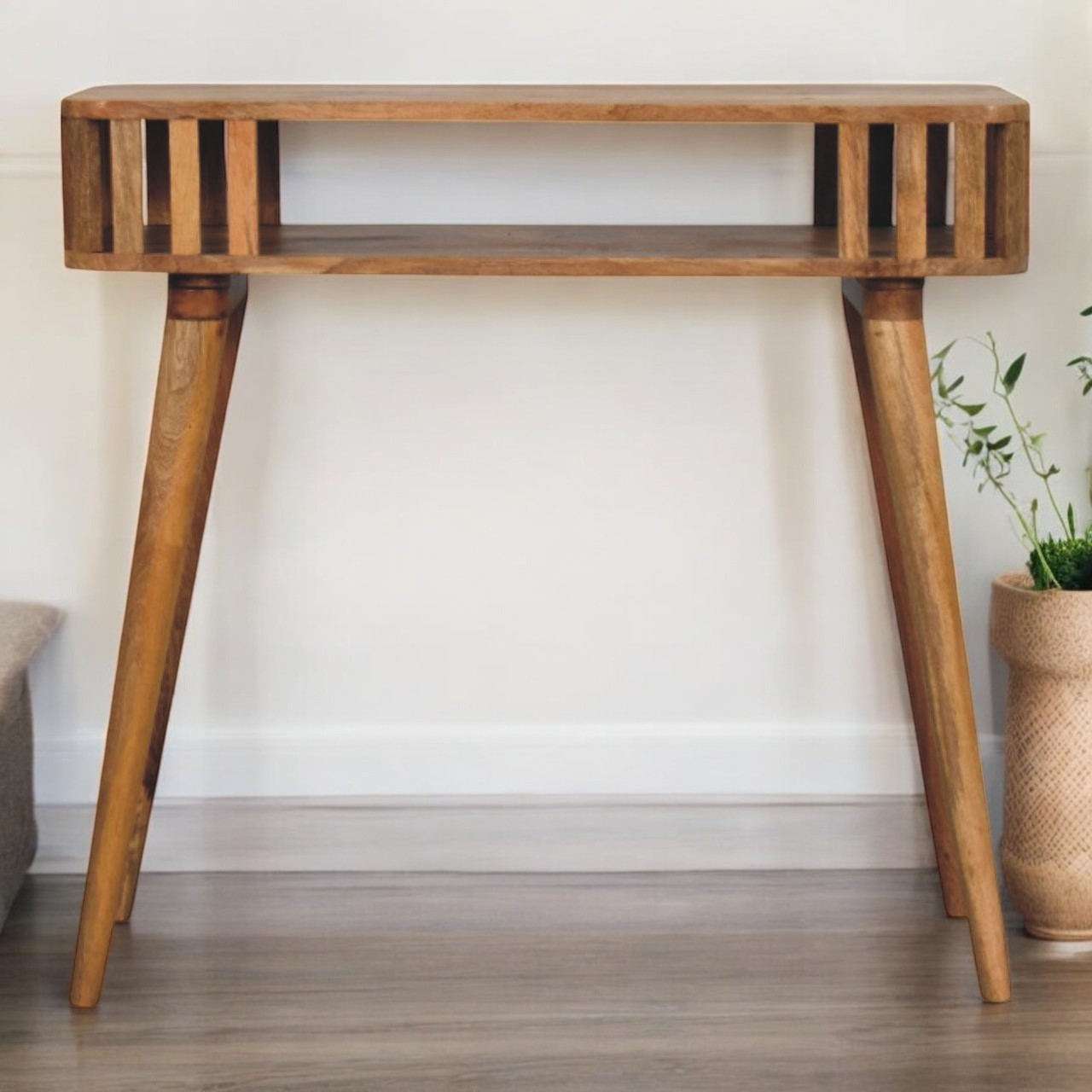 Natural Wood Storage Tables - Nora Lane Home furniture - Solid wood - 37.4 x 17.72 x 13.78 in