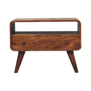 Brown Storage Cabinet - Nora Lane Home furniture - Solid wood - 27.56 x 15.75 x 13.78 in