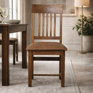 Brown Seating & Chairs - Nora Lane Home furniture - Solid wood - 22 x 22 x 41 in