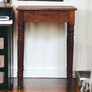 Brown Storage Cabinet - Nora Lane Home furniture - Solid wood, Metal accent - 31.5 x 17.72 x 11.81 in