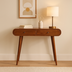 Brown Storage Cabinet - Nora Lane Home furniture - Solid wood - 39.37 x 17.72 x 13.78 in