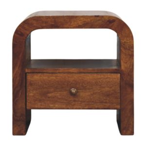 Brown Storage Cabinet - Nora Lane Home furniture - Solid wood, Metal accent - 21.65 x 17.72 x 21.65 in