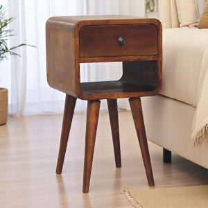 Brown Storage Cabinet - Nora Lane Home furniture - Solid wood - 15.75 x 15.75 x 13.78 in