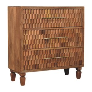 Brown Storage Cabinet - Nora Lane Home furniture - Solid wood - 17.7 x 36.6 x 33.5 in