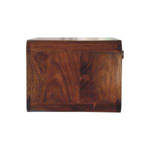 Brown Storage Cabinet - Nora Lane Home furniture - Solid wood - 16.54 x 21.65 x 13.78 in