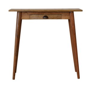 Natural Wood Storage Adjustable Desk - Nora Lane Home furniture - Solid wood, Metal accent - 17.72 x 35.43 x 13.78 in