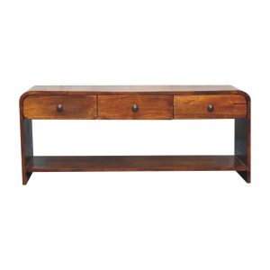 Brown Storage TV & Entertainment Furniture - Nora Lane Home furniture - Solid wood - 47.24 x 17.72 x 21.65 in