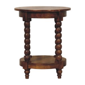 Brown Round Tables - Nora Lane Home furniture - Solid wood - 22 x 22 x 26 in
