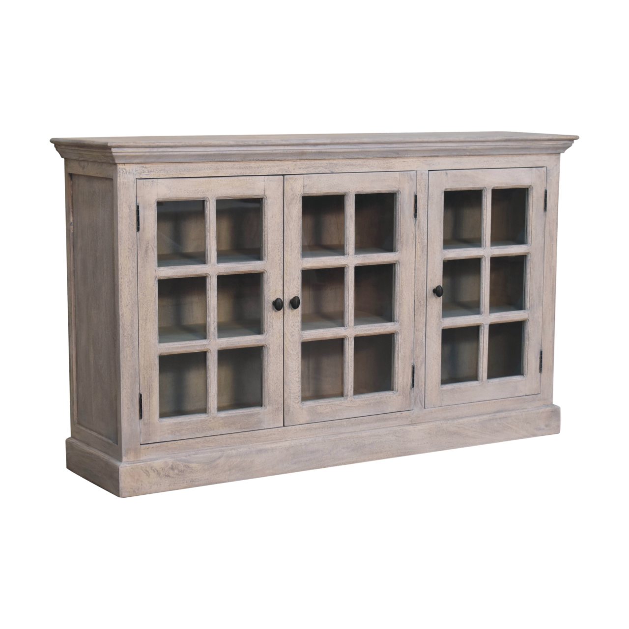 Beige Solid Wood Storage Cabinet - Nora Lane Home furniture - Solid wood, Metal accent - 18.9 x 62.99 x 39.37 in