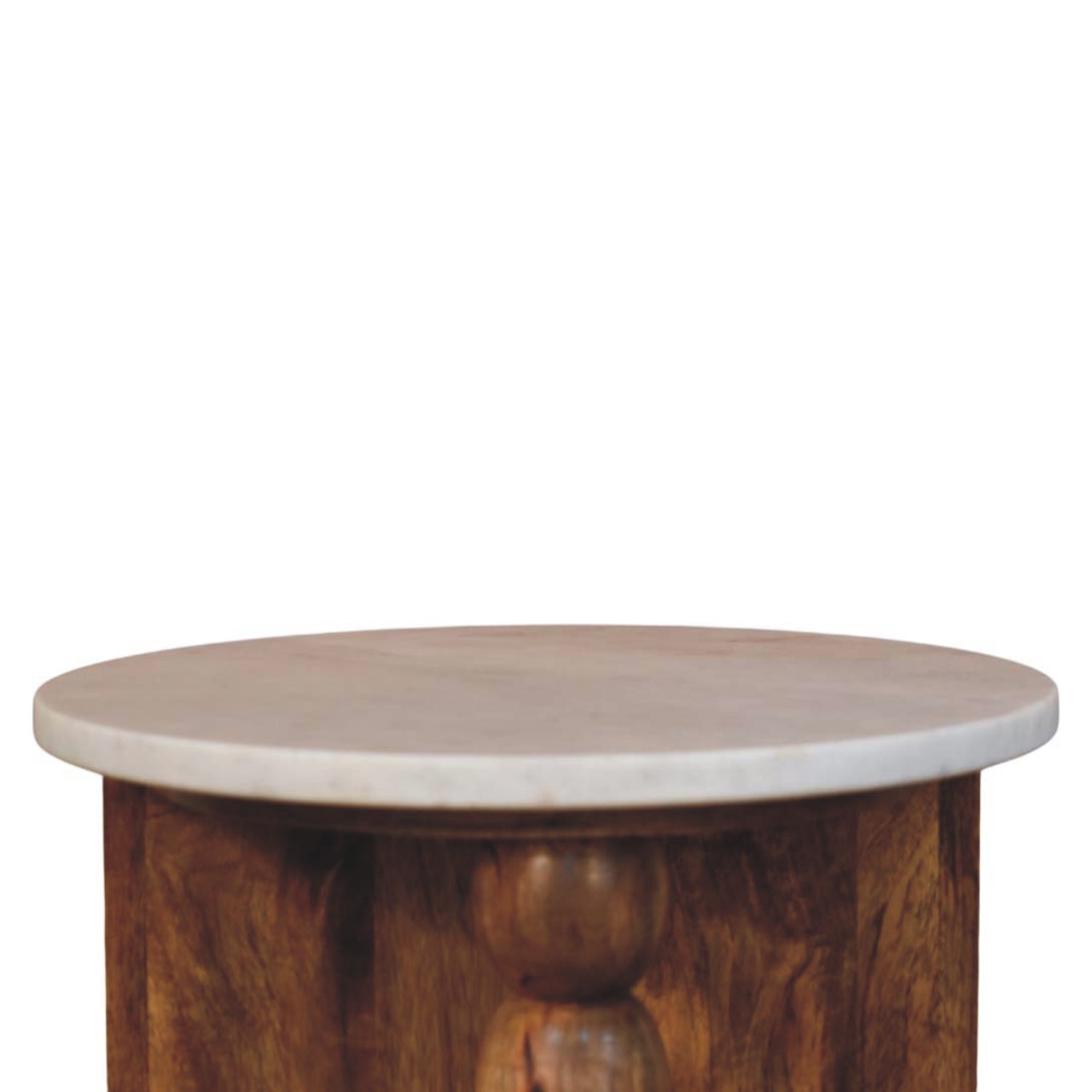 Brown Tables - Nora Lane Home furniture - Solid wood, Marble detail - 20 x 20 x 27 in