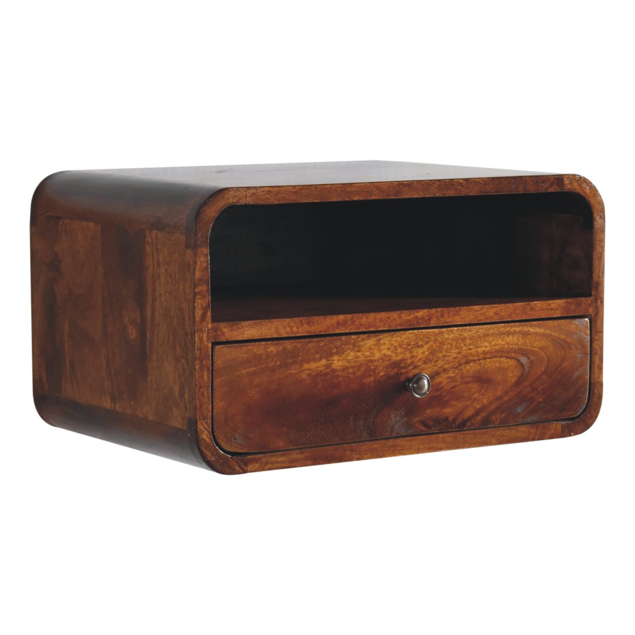 Brown Storage Cabinet - Nora Lane Home furniture - Solid wood - 21.65 x 16.54 x 13.78 in